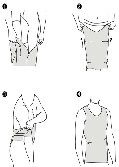 Débardeur gainant homme - blanc