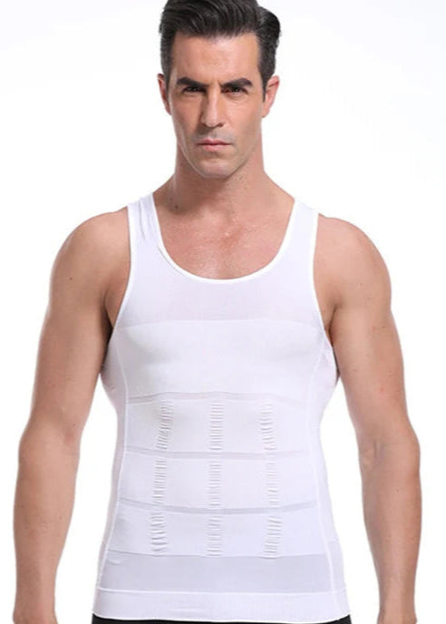 Débardeur gainant homme - blanc